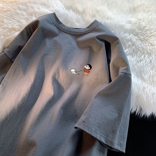 HIIXIIVI Áo Thun Unisex Cotton Tay Ngắn Cổ Tròn Nam Nữ, In Độc Đáo, Phong Cách Baggy, Phù Hợp Cặp Đôi