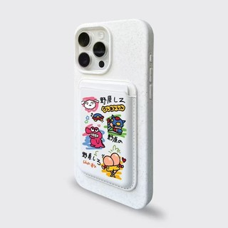Hoạt Hình Famliy Ví Đáng Yêu Cho iPhone 16 pro Max 15 14 13 12 pro Max 16Plus Thẻ Giá Đỡ Điện Thoại Cho Ốp Lưng Bỏ Túi Bao