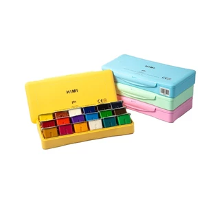 Màu Gouache Thạch HIMI Cao Cấp Vẽ Tranh Mỹ Thuật Bộ 24 Màu Hũ 30ml - Tạp Hóa KR