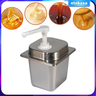 Bình xi-rô có bơm Máy bơm nước sốt 2,3L cho thanh Sử dụng thương mại tại nhà