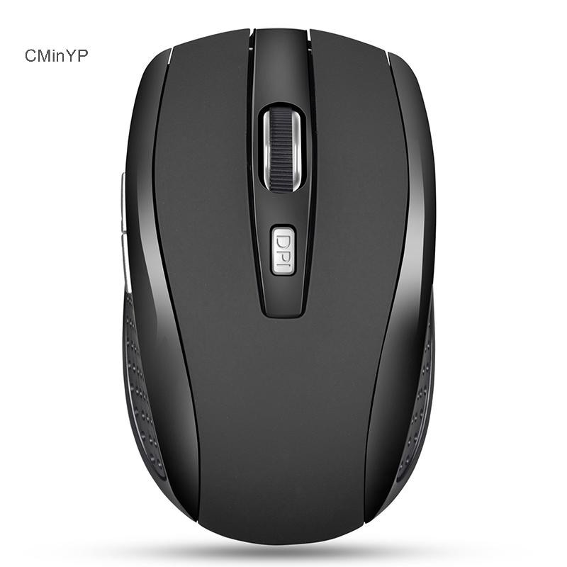 Cminyp 2.4G USB Chuột Không Dây Quang Màu Đỏ 6D Cho Máy Tính Laptop Chuột Chơi Game Thiết Kế Công Thái Học Chuột Không Dây Vinh Quang