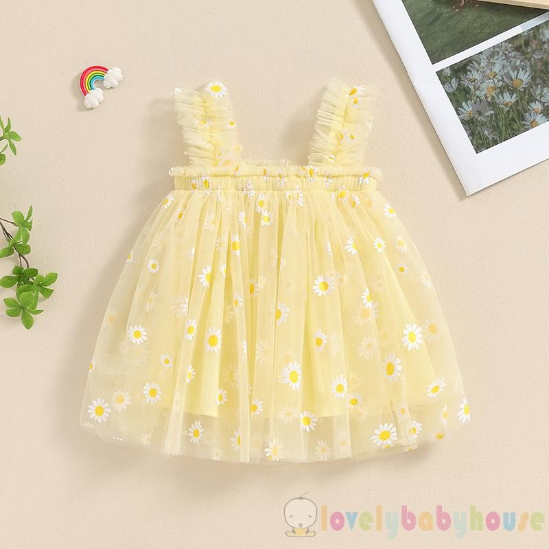 Lbh-0-5 Tuổi Váy công chúa vải tuyn chữ A mùa hè cho bé gái