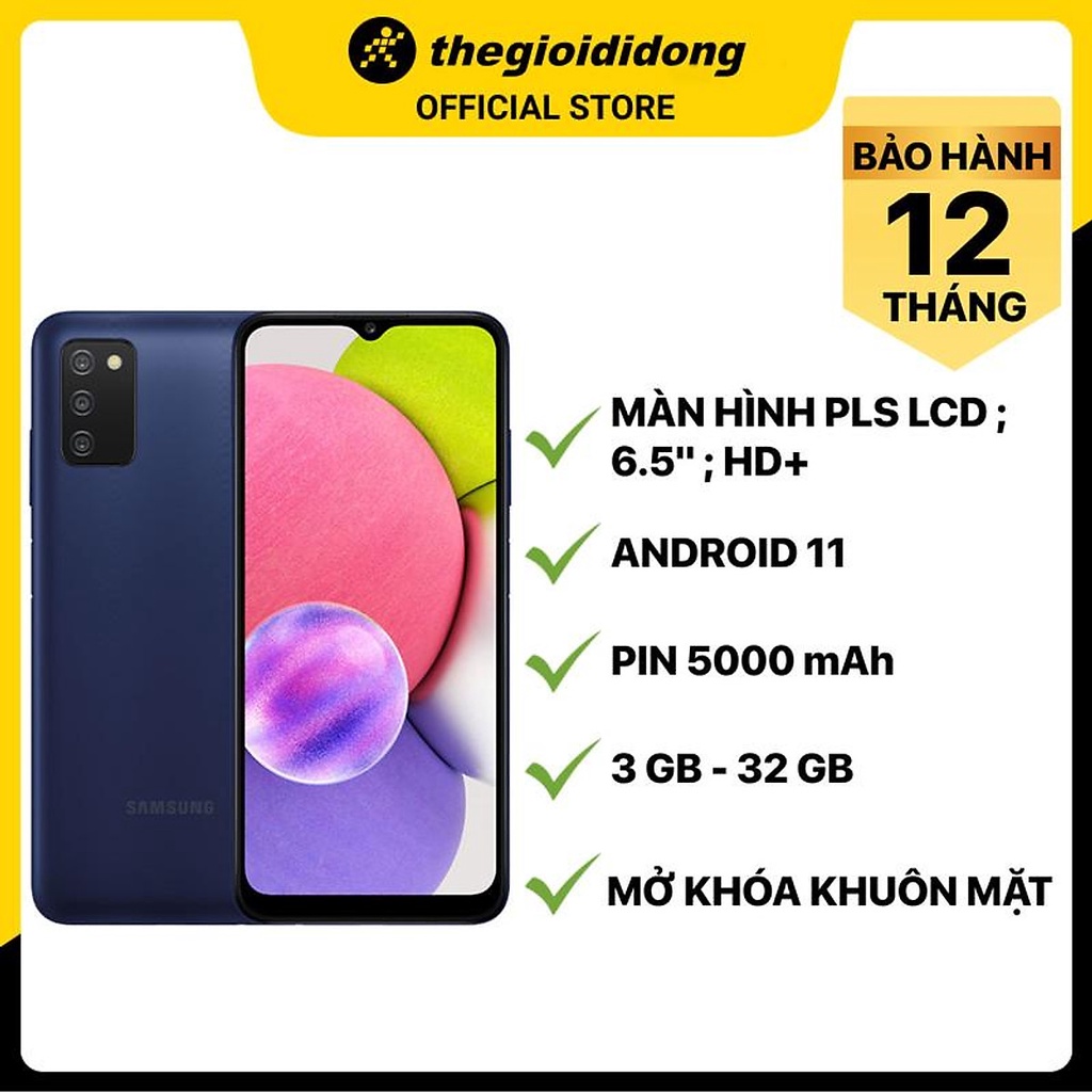 Điện thoại Samsung Galaxy A03 A035 (3 GB/32 GB) - Hàng chính hãng ...