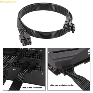 Dây Cáp Nguồn gpu 8pin Sang 8pin 6 + 2 Cho Corsair hx1200 hx1000 hx850 hx750 gpu pcie 8pin 6 + 2pin Sang Pci-E 8pin