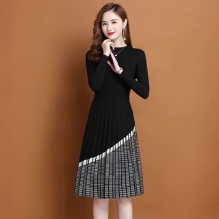 Áo sweater Dệt Kim Dáng Ôm Thời Trang Thu Đông Cho Nữ Ốp