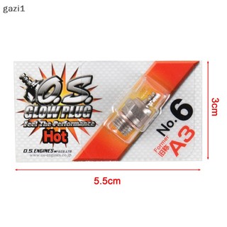 [gazi1] RC Parts Glow Plug OS Cựu A3 .6 #6 Bugi phát sáng tiêu chuẩn cho xe tải RC Nitro Engine Boutique
