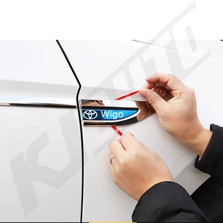 FENDER Logo 3d Bằng Inox Trang Trí Cửa Xe Hơi toyota wigo trd sport gr