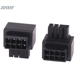 JINHF Bo mạch chủ CPU 8PIN Đầu nối trợ lực 8PIN Bộ chuyển đổi 90 độ Giao diện nguồn Lái HOT