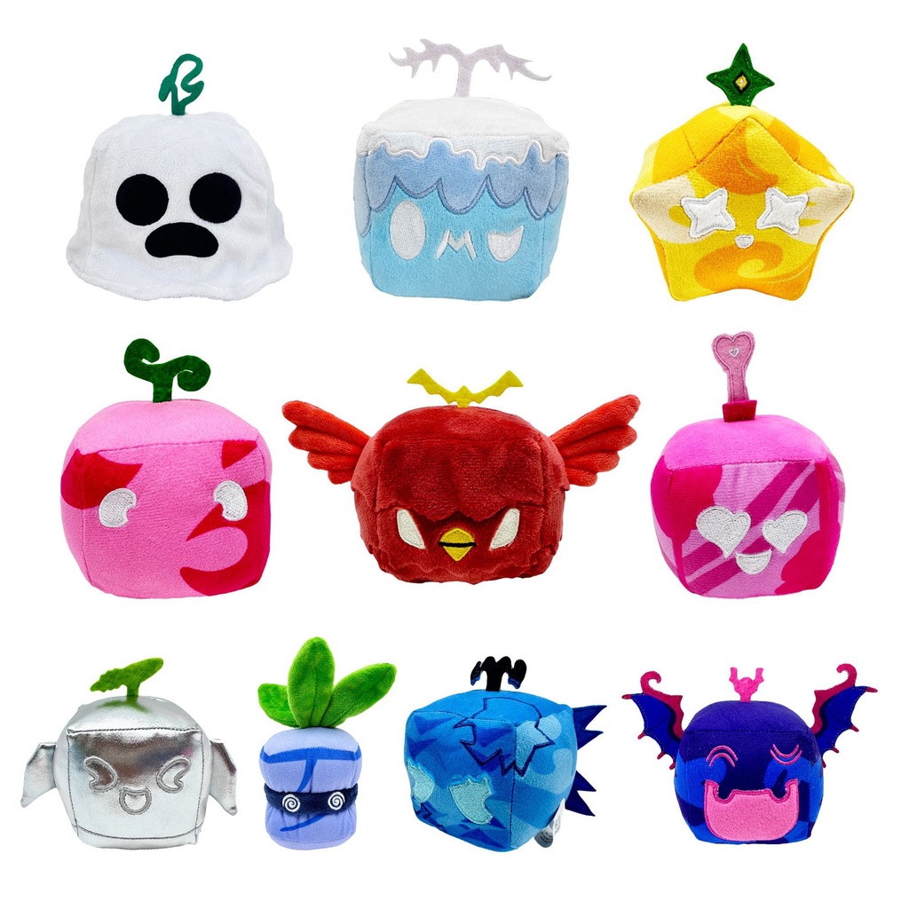 [In Stock Express] new product blox fruits fruit box plush toy purple ...