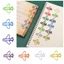JUNYUE88US 10 Chiếc Kẹp Giấy Máy Bay, Chỉ Số Ghi Nhớ Kim Loại Đánh Dấu Trang Kẹp Giấy Kim Loại, Hình Máy Bay Sáng Tạo Không Đều Sáng Tạo Đánh Dấu Trang Sáng Tạo Kẹp Đồ Dùng Văn Phòng Phẩm