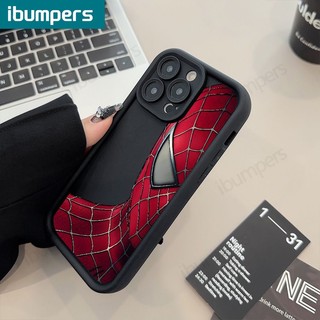 ibumpers Ốp lưng Iphone Ngầu Thời trang Spiderman Ốp điện thoại Dày dặn Chống rơi Silicone Mềm Chống Sốc Chống bẩn Cho Iphone 15 14 12 13 11 Pro Max IP 7 8 Plus Iphon X XS XR Xs Max