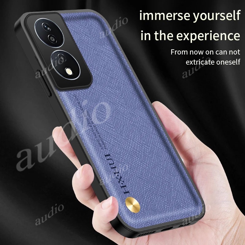Ốp Lưng Chống Sốc Cho x6B X7b X8b 4G X9b 5G 2024 Ốp Lưng Chống Sốc Da Sang Trọng Cho Honor x6B X 6b 7b 8b 9b HonorX7b HonorX8b HonorX6b 4G Xe Từ Tính Giá Đỡ