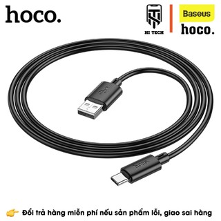 Dây sạc nhanh HOCO X88 type-C sạc nhanh cho các dòng android như samsung, oppo, dài 1m bọc nhựa chống đứt phukienkmk10