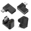 GODD Micro USB sang USB C Adapter 90 Độ Micro USB sang Type C Chuyển Đổi Dữ Liệu Kết Nối Cho Điện Thoại Thông Minh Xe Navigat