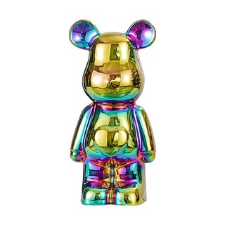 Tượng Gấu Bearbrick decor Bunnies bằng sứ cao 28cm decor nhà văn phòng quà tặng sinh nhật độc đáo