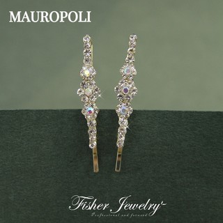 Mauropoli [Hàng Có Sẵn] Kẹp Tóc Hợp Kim Đính Đá Phong Cách Mới Cho Nữ