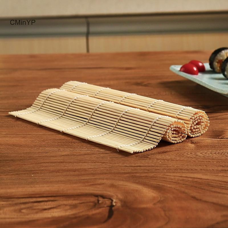 Cminyp Sushi Thảm Tre Bộ Dụng Cụ Làm Cơm Cuộn Khuôn Nhà Bếp DIY Khuôn Con Lăn Mái Chèo Cơm Vinh Quang