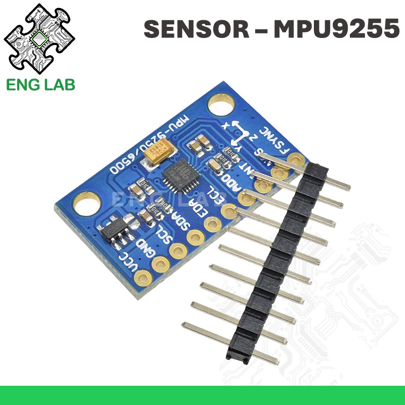 ENGLAB★MPU9255 Mô-đun cảm biến con quay hồi chuyển gia tốc la bàn điện ...