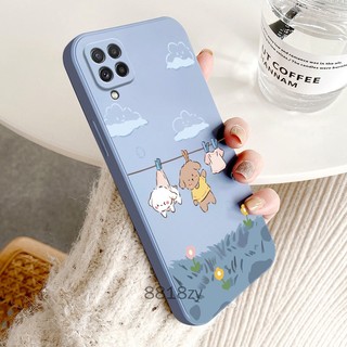 ốp lưng Samsung A42 M32 Ốp Điện Thoại tpu silicone Mềm Chống Rơi Vỡ In Hình Dễ Thương Kèm Dây Đeo Cho Samsung A42 M32