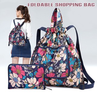 Ba lô du lịch sức chứa lớn có thể gập lại Túi Tote dây rút chống thấm nước