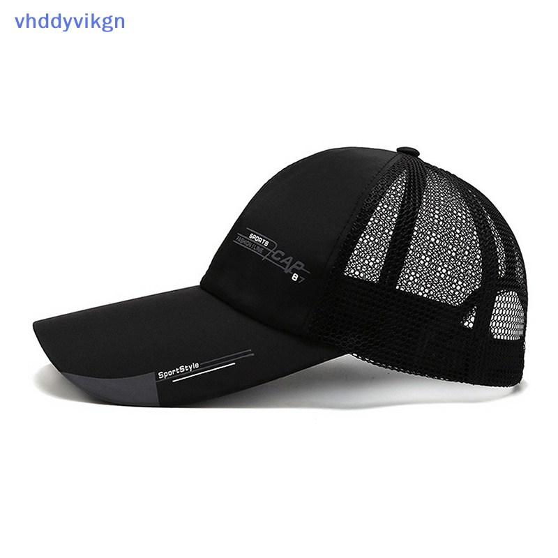 Vhd Lưới thoáng khí màu trơn đơn giản Thời trang mùa hè cho nam vn