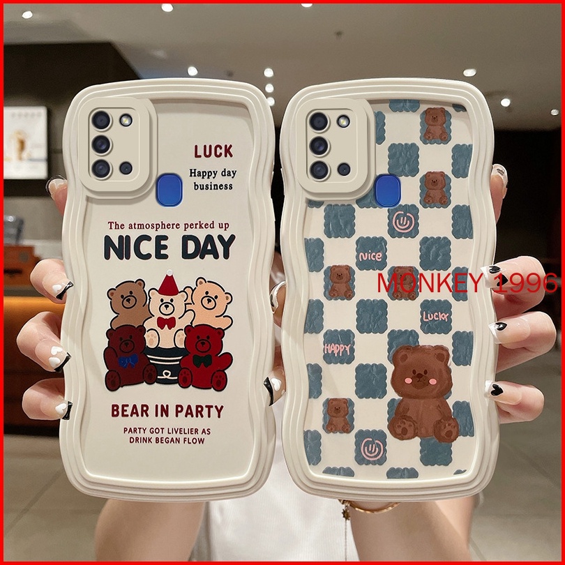 ốp lưng Samsung A21S Ốp Điện Thoại tpu Mềm Chống Rơi Họa Tiết Hoạt Hình Cho a21s klq