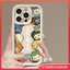 Dễ Thương Ốp Điện Thoại Mềm Họa Tiết Hoạt Hình one piece Cho iphone 7plus 11 15 14 pro max 13 12 xr xs max 7 x 8 6s 6 plus se 2020