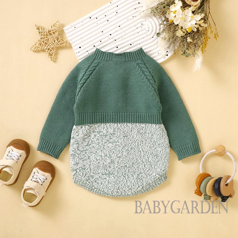 Túi Đeo Chéo Đan Len Phối Màu Tương Phản Dễ Thương Cho Bé Từ 0-18 Tháng Tuổi