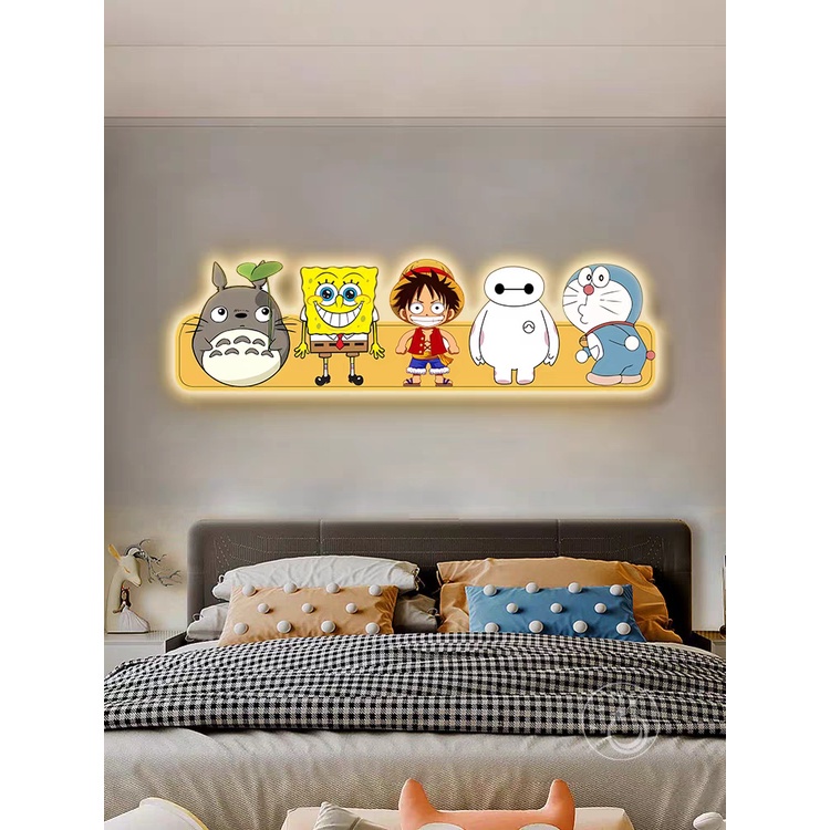 Đèn 3D LED Hoạt Hình Anime Dễ Thương Trang Trí Nhà Cửa, Phòng Phủ, Cửa Hàng, Nhà Trẻ, Quà Tặng Người Thân