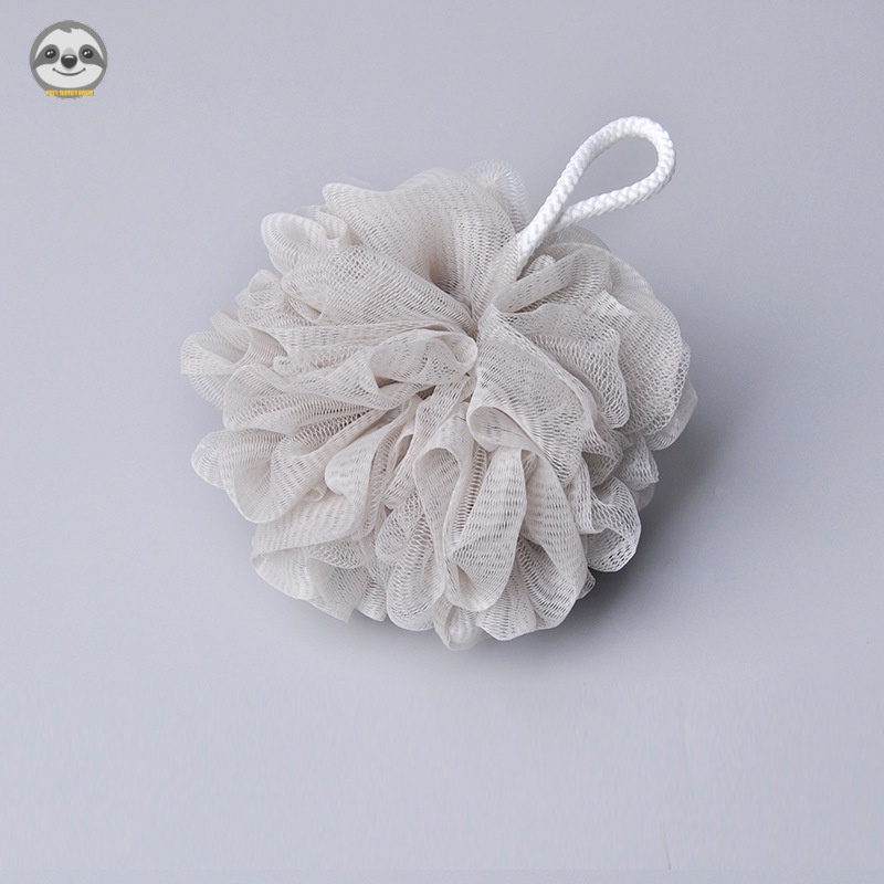 [Hàng có sẵn] Phong cách Nhật Bản Muji - Bóng tắm lớn có dây buộc / Khăn tắm tạo bọt / Hoa tắm màu trơn