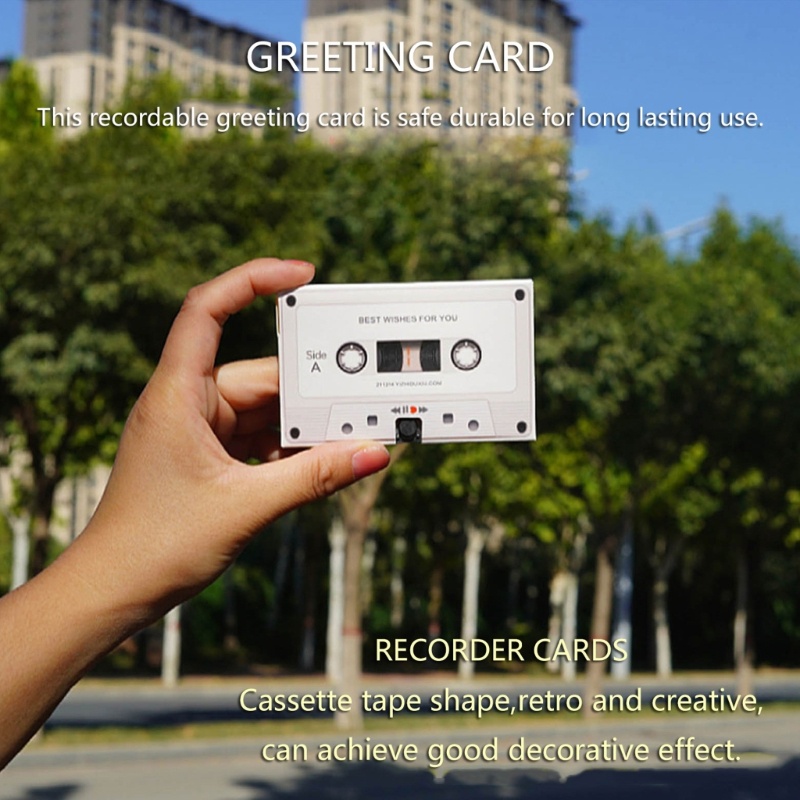 Thẻ chúc mừng trại Đầu ghi âm Thiết bị ghi hình băng Cassette Có thể ghi lại