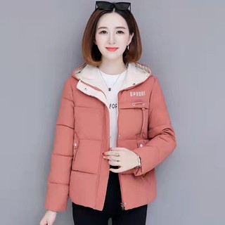 Áo Khoác Đệm cotton Dày Dặn Dáng Rộng Ngắn Phong Cách Hàn Quốc Thời Trang Mùa Đông Cho Nữ
