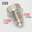Phích cắm thoát dầu ZENZON, Thép không gỉ có phích cắm chảo dầu nam châm Neodymium, M12 M16 M18 M20 nhẹ có đệm đồng Bu lông đai ốc thoát nước bể phốt từ tính cho Hyundai