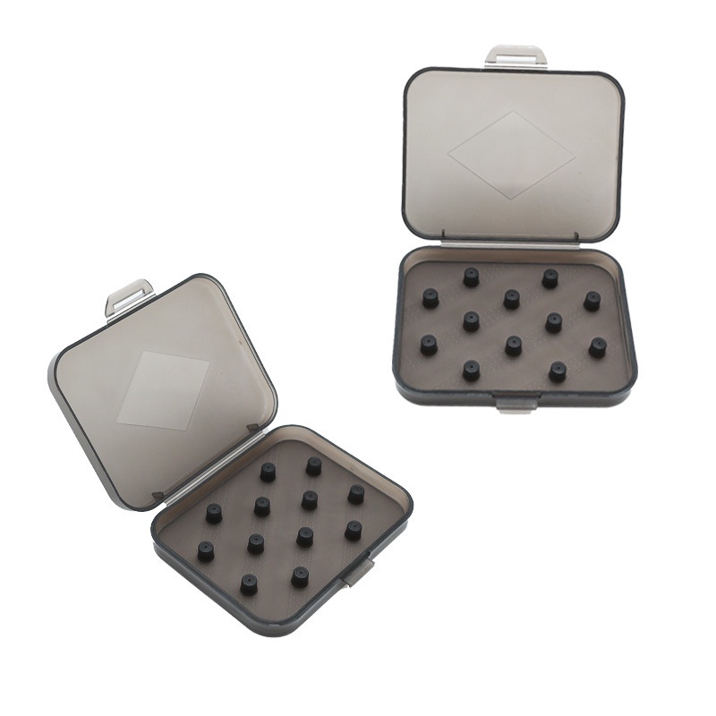 Hộp Đựng Tai Nghe kz tips dunu s & s Bằng Silicon Trong Suốt Chống Bụi silicone