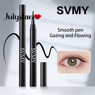 [COD] Bút kẻ mắt không thấm nước SVMY khô nhanh và lâu trôi Thiết kế chống mồ hôi màu đen Mỹ phẩm dành cho nữ ღ Pink Girl Bling Makeup Look