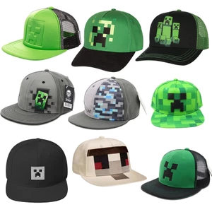 Minecraft Mũ Lưỡi Trai Phối Lưới Thời Trang Mùa Hè Cho Bé