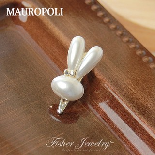Mauropoli [Sẵn Sàng] Kẹp Tóc Ngọc Trai Thỏ Kẹp Bên Nữ Mũ Đội Đầu Nổ Kẹp Tóc trán Gãy Phụ Kiện Tóc Kẹp Mỏ Vịt Kẹp Tóc