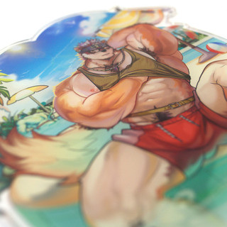 Mô Hình Standee Furry KAMUI - Tokyo Afterschool Summoners - nhựa Mica 14cm