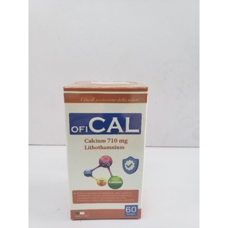 OFI Cal viên uống bổ sung canxi giúp xương chắc khỏe, phát triển chiều cao lọ 60 viên