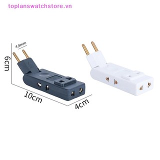 Toplanswatchstore 4 Trong 1 Ổ Cắm Tường Nối Dài Ổ Cắm Điện EU 180 Độ Cắm Adapter Du Lịch Aadapter Di Động Bộ Chuyển Đổi Nguồn VN