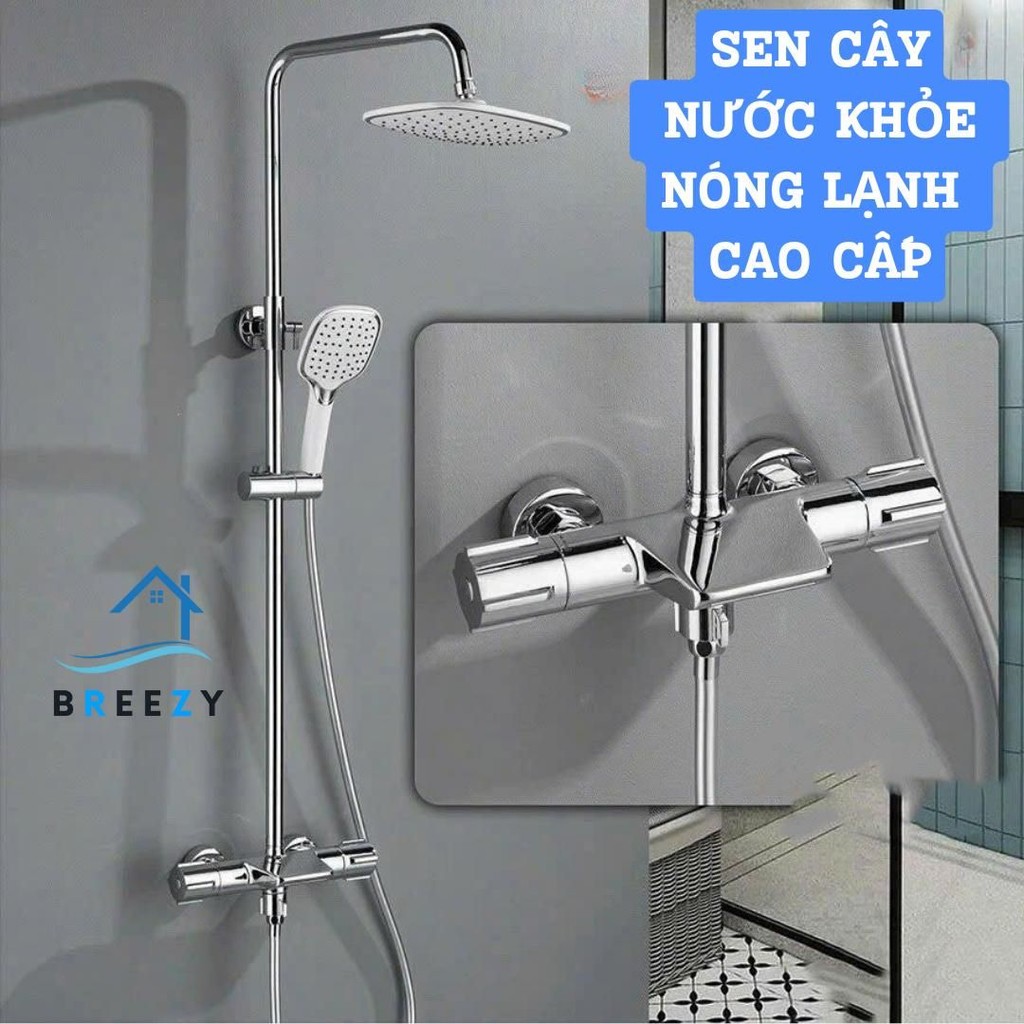 Sen cây tắm NƯỚC KHỎE điều chỉnh nhiệt nóng lạnh khóá nhiệt độ an toàn ...