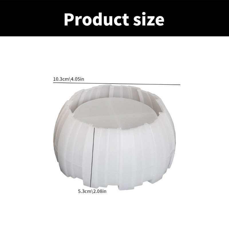 Inste Nghệ Thuật Bảo Quản Giải Pháp Khuôn Silicon Sọc Đa Năng Bát Bảo Quản Khuôn Cho Tự Làm Cốc Và Người Trồng