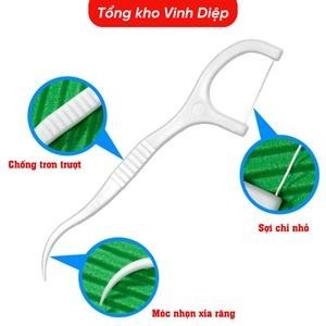 Tăm chỉ nha khoa hộp 50 Cây Dental Flossers tăm chỉ vệ sinh răng miệng