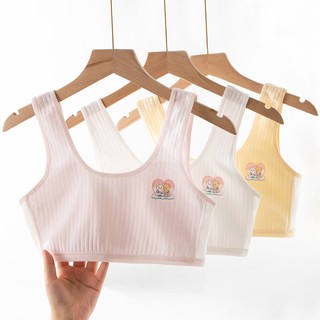 Áo Lót cotton Mỏng Không Tay Thời Trang Mùa Hè Dành Cho Bé Gái 8-14 Tuổi
