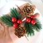 GUSTAVA 10 Chiếc Nón Thông Giáng Sinh, DIY Nhà Nón Thông Trang Trí Giáng Sinh, Hoa Thủ Công Đỏ Giáng Sinh Berry Nhân Tạo Hoa Trang Trí Quả Đỏ Đồ Dùng Tiệc Giáng Sinh