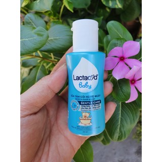 5 Chai Sữa tắm cho bé Lactacyd Giảm rôm sảy hăm kẽ dưỡng da cho bé và duy trì độ ẩm Chai 60ml