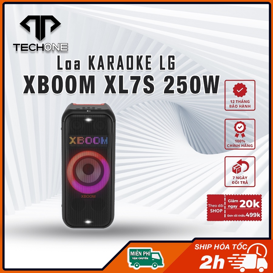 Loa kéo karaoke LG Xboom XL7S 250W mẫu 2023 hàng chính hãng bảo ...