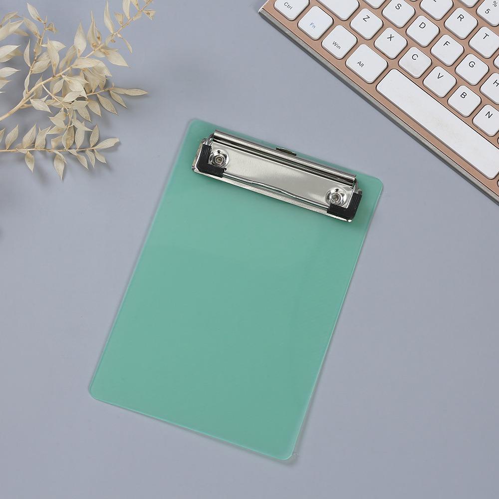Bảng kẹp bỏ túi YOKEY A6, bảng kẹp mini nhựa nhiều màu, bảng kẹp ghi nhớ nhỏ