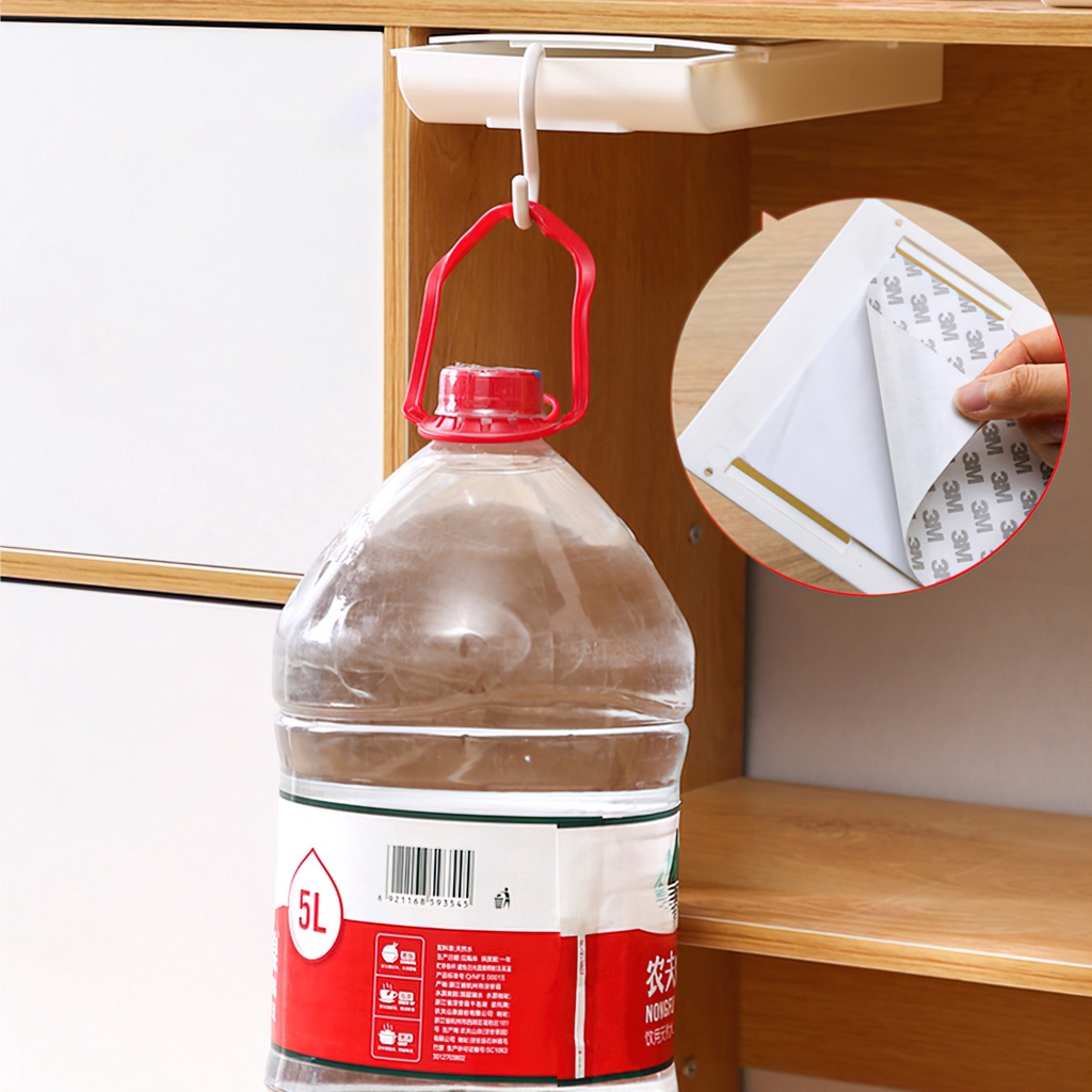 Giá sỉ - Ngăn kéo phụ mini đựng đồ bên dưới mặt bàn, Hộp dựng đồ ngăn kéo giấu kín, Có keo 3M -  FETA