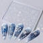 BTF Silicone Móng Tay Nghệ Thuật Khuôn Dập Nổi Móng Tay Khắc Mẫu Dành Cho Người Hâm Mộ Móng Tay